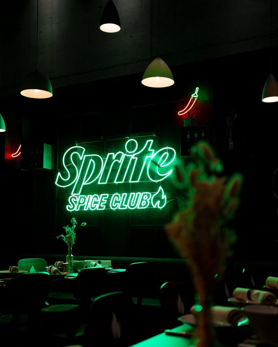 Sprite Spice Club: Wenn Neon auf Chili trifft