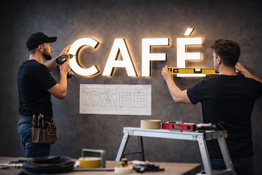 Leuchtbuchstaben Montage: sauber in 7 Schritten